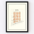 Vintage Map of Kramer, Nebraska 1903
