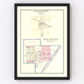 Vintage Map of Moundville, Missouri 1903