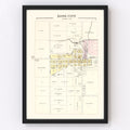 Vintage Map of Hill, Michigan 1903