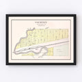 Vintage Map of Courtney, Missouri 1904