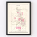 Vintage Map of Republic, Missouri 1904