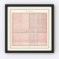 Vintage Map of Haviland, Ohio 1905