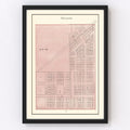 Vintage Map of Melrose, Ohio 1905