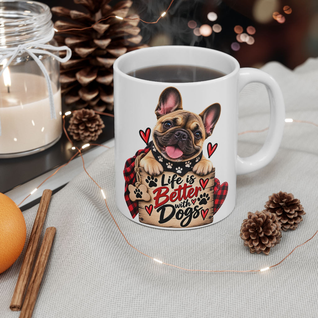 Valentine Puppy Heart Ceramic Mug (11oz & 15oz)