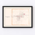 Vintage Map of Wentzville, Missouri 1905