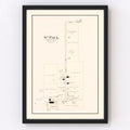 Vintage Map of Saint Paul, Missouri 1905
