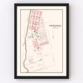 Vintage Map of Cottleville, Missouri 1905