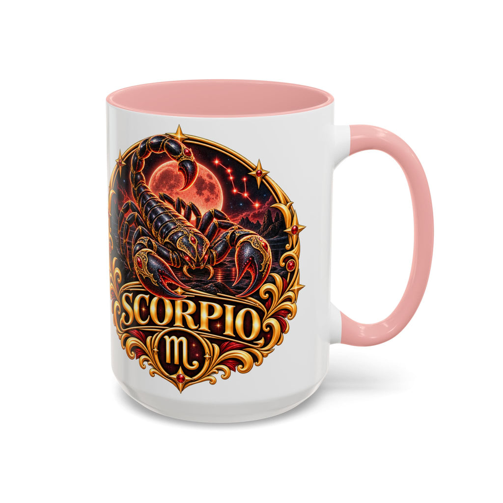 Scorpio Zodiac Coffee Mug — Bold Scorpion Astrology Design (11/15oz)