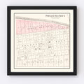 Vintage Map of Portage des Sioux, Missouri 1905