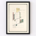 Vintage Map of Seelyville, Indiana 1907