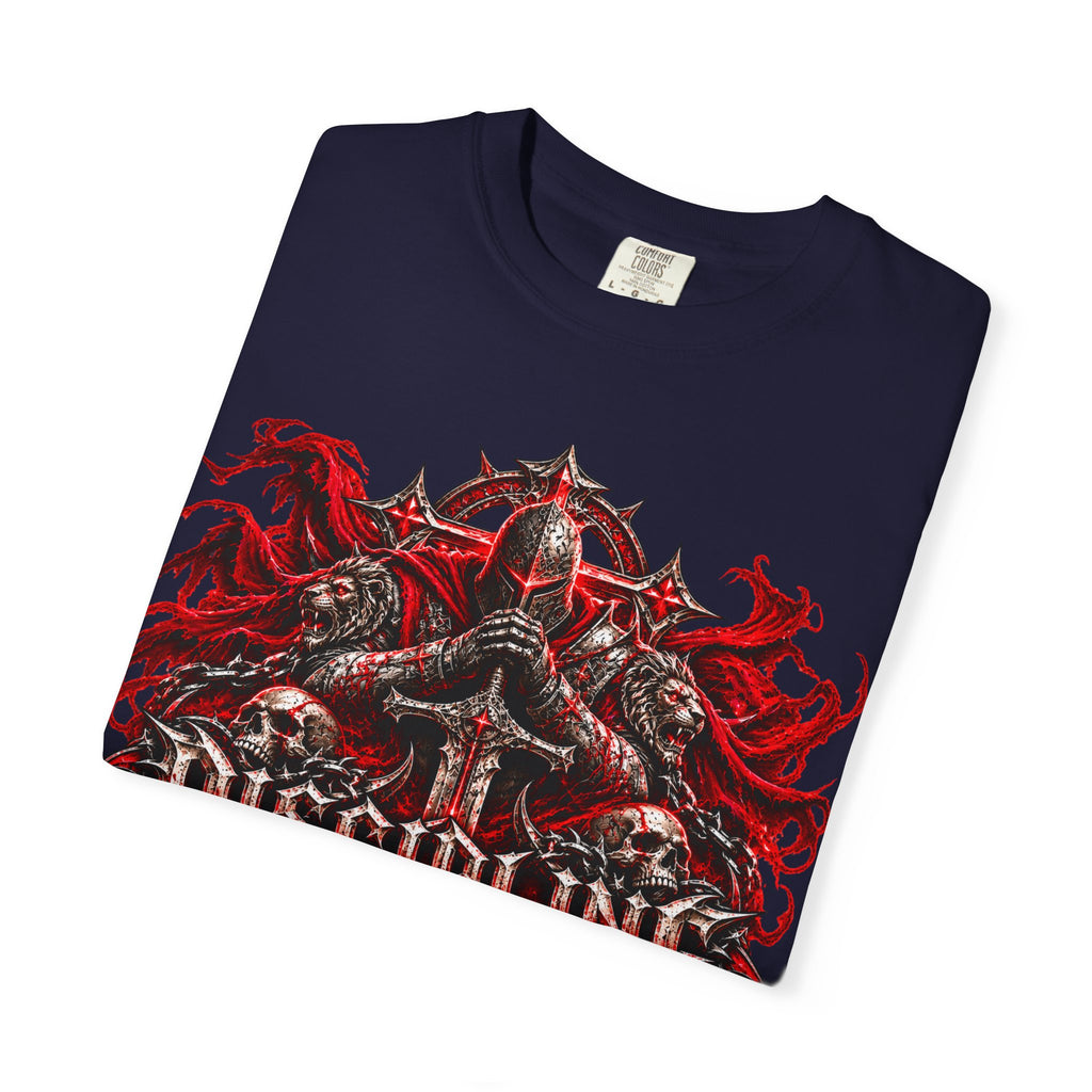 Discipline Metal Tee — Gothic Sword Graphic T-Shirt