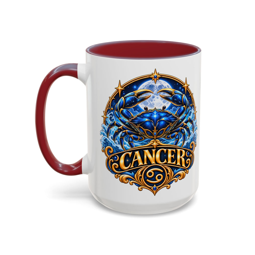 Cancer Zodiac Coffee Mug — Astrology Crab Horoscope Gift (11/15 oz)