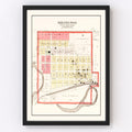 Vintage Map of Arlington, Nebraska 1908