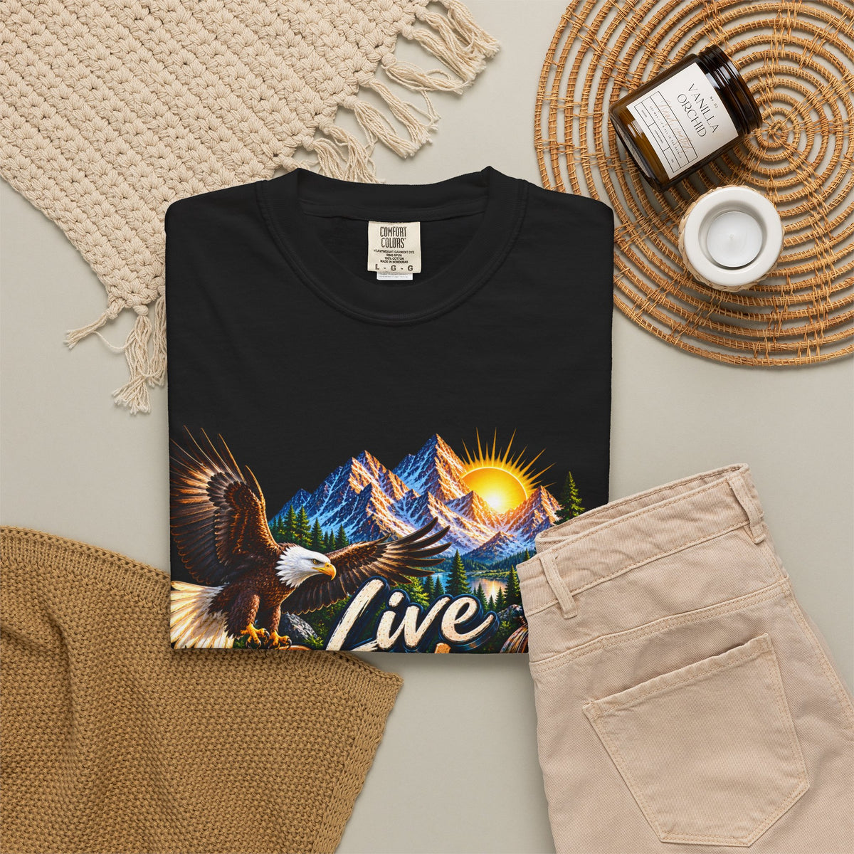 Adventure T-Shirt — "Live Bolder: Explore More, Stay Wild" Graphic Tee