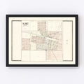 Vintage Map of De Smet, South Dakota 1909