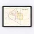 Vintage Map of Rosendale, Missouri 1909