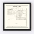 Vintage Map of Bairdstown, Ohio 1912