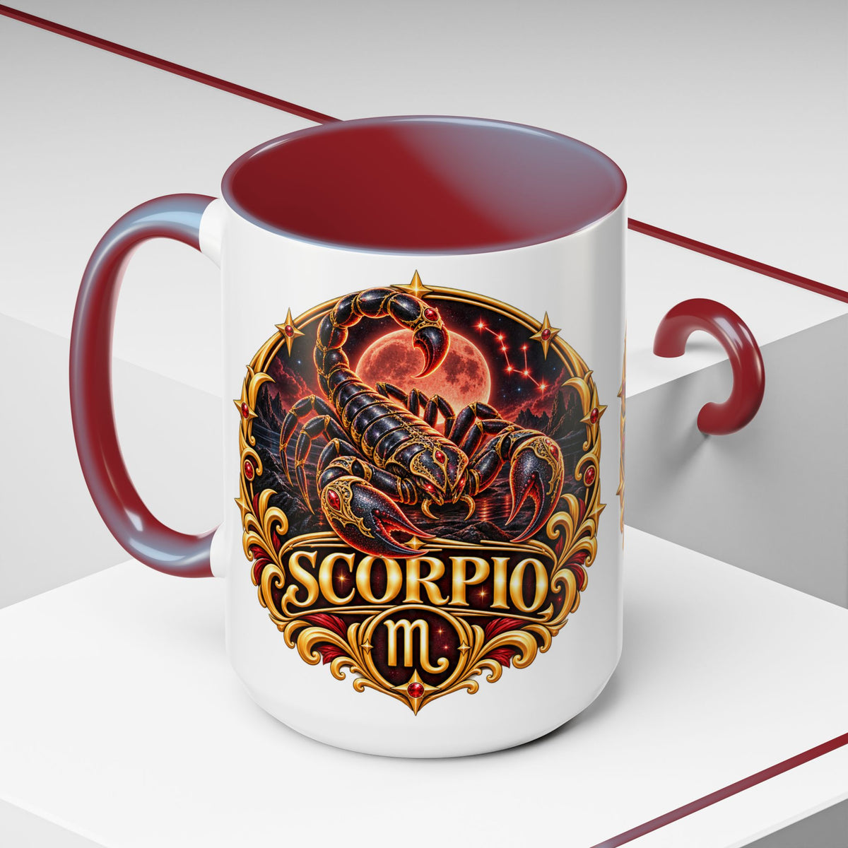 Scorpio Zodiac Coffee Mug — Bold Scorpion Astrology Design (11/15oz)