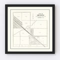 Vintage Map of Millbury, Ohio 1912