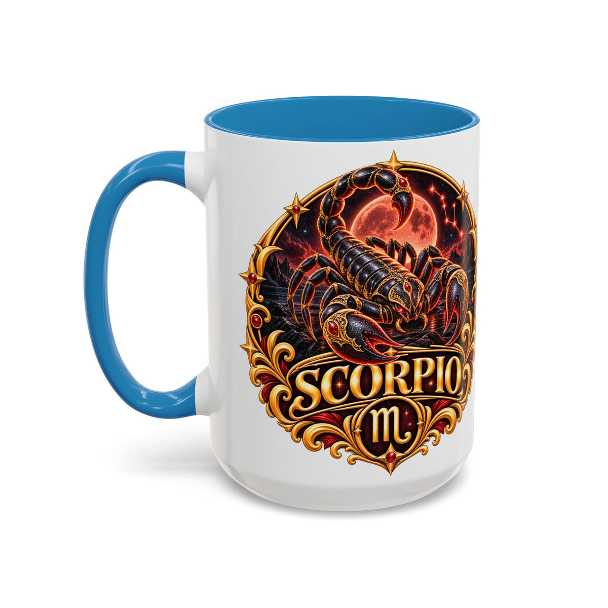 Scorpio Zodiac Coffee Mug — Bold Scorpion Astrology Design (11/15oz)