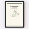Vintage Map of Georgetown, Ohio 1913