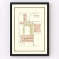 Vintage Map of Ogema, Minnesota 1929
