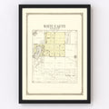 Vintage Map of White Earth, Minnesota 1929