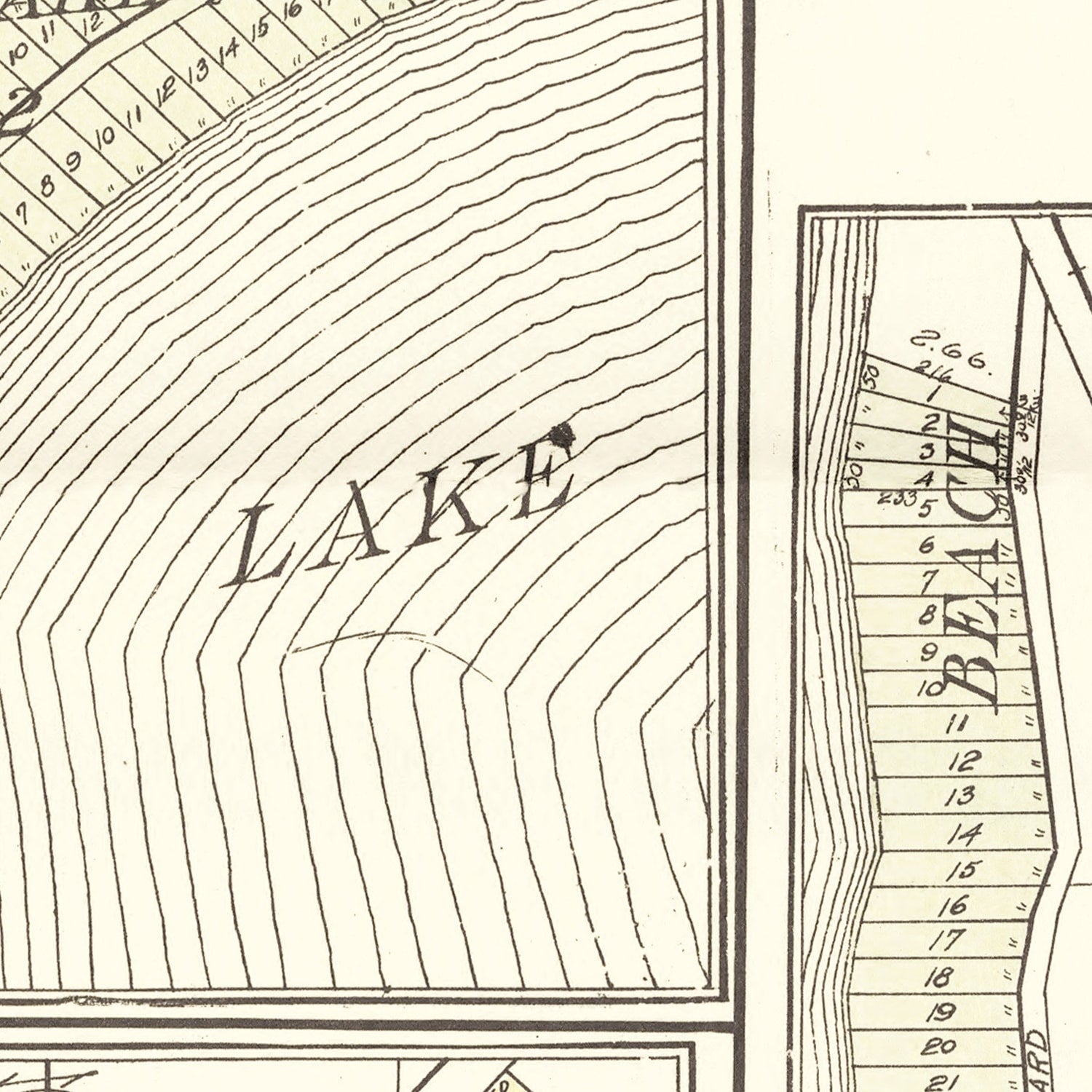 Vintage Map of Detroit Lake Resorts, Minnesota 1929