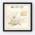 Vintage Map of Bristol, Indiana 1929