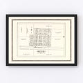 Vintage Map of Grenora, North Dakota 1937