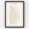 Vintage Map of Bayport, Minnesota 1938