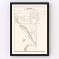 Vintage Map of Dellwood, Minnesota 1938