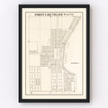 Vintage Map of Forest Lake, Minnesota 1938