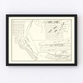 Vintage Map of Loon Lake, Indiana 1939