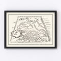 Vintage Silk Road Map 1522