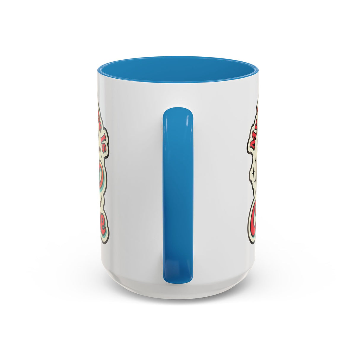 Coffee Mug - "My Blood Type Is Coffee" Accent Ceramic Mug (11oz & 15oz)