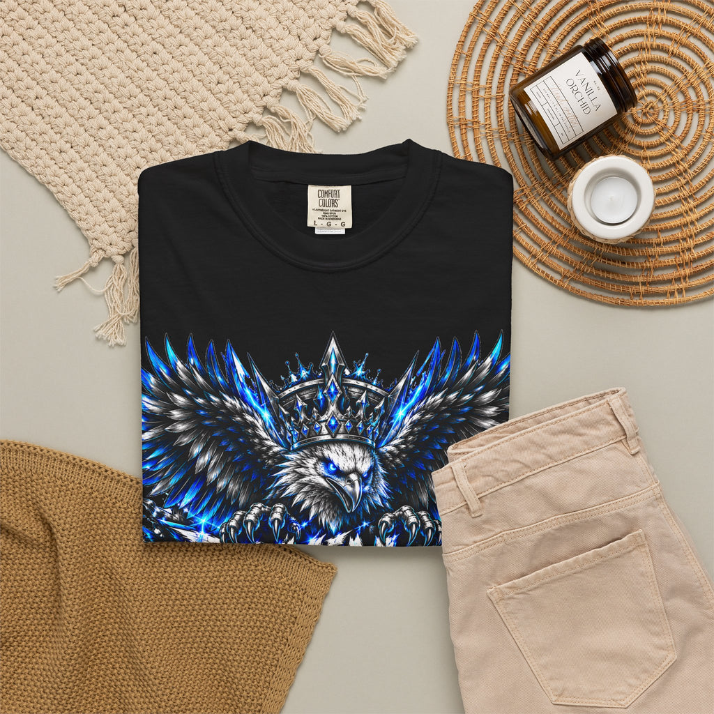 Dominate Eagle Graphic T-Shirt — Bold Crowned Eagle Design