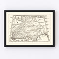 Vintage Ptolemaic India Map 1522