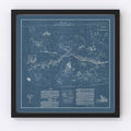 Vintage Pony Express Map 1935
