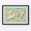 Vintage Capri Map 1930
