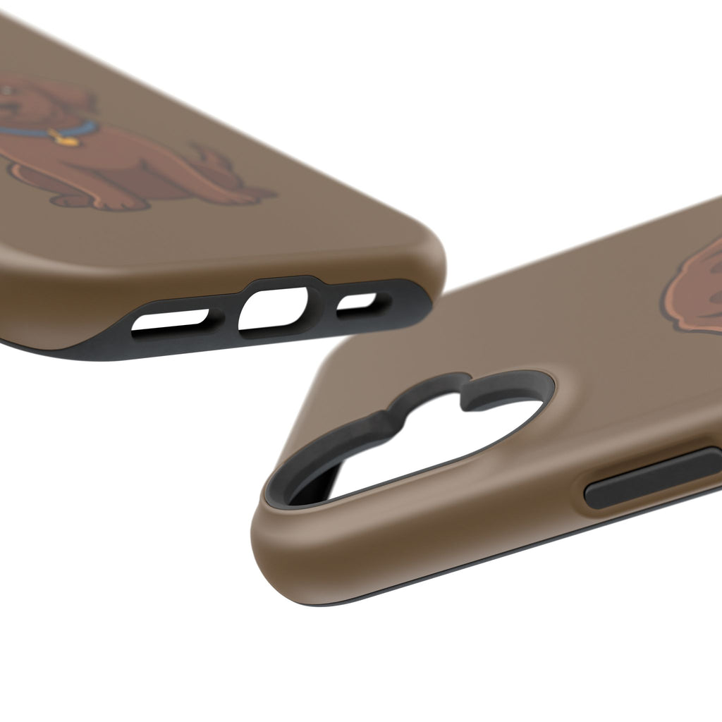 Chocolate Labrador Phone Case — Cute Dog Impact‑Resistant iPhone Cover