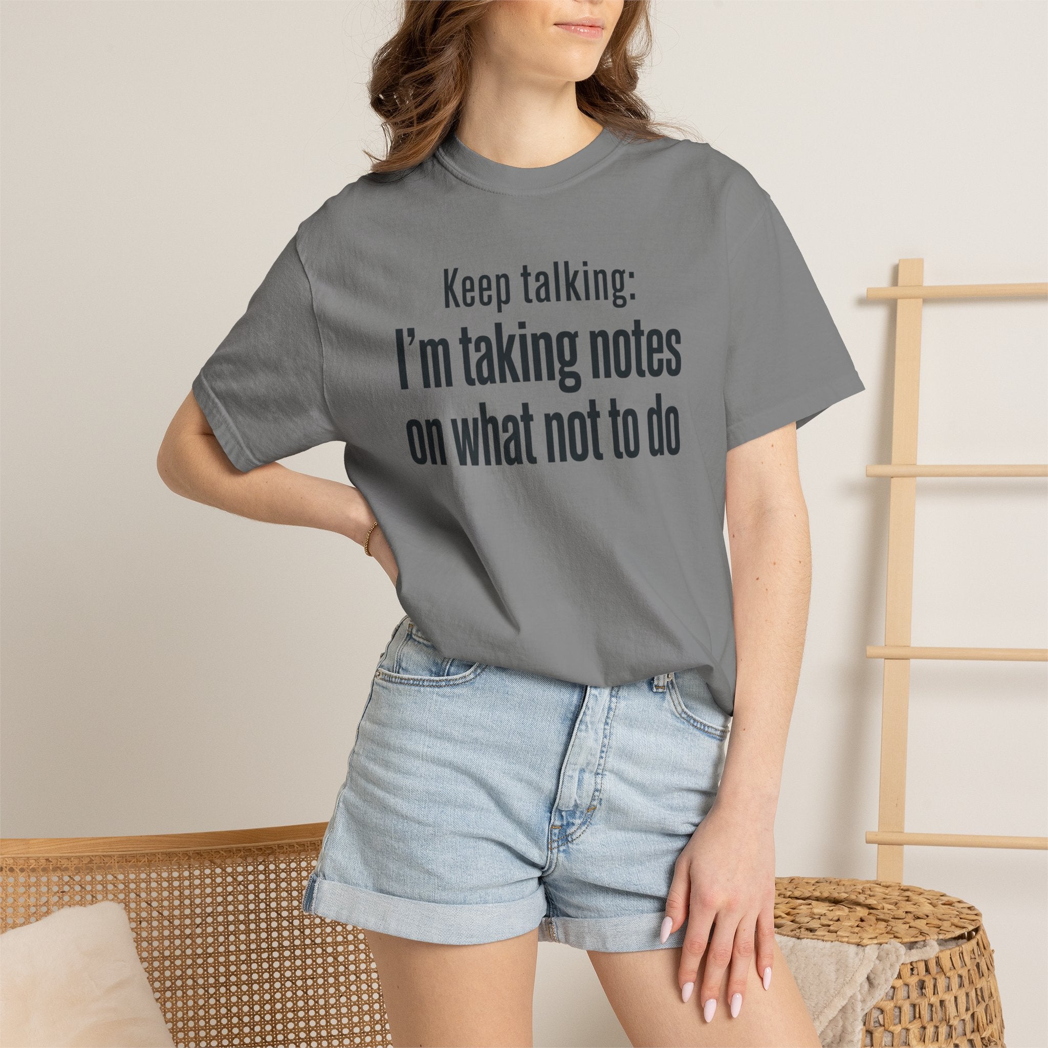 Taking Notes on What Not to Do T-Shirt