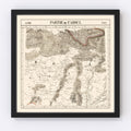 Vintage Map of Afghanistan 1827
