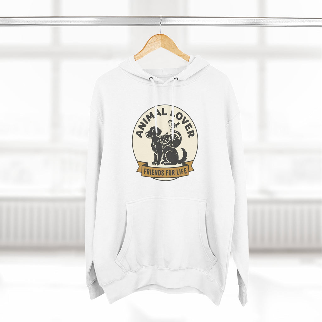 Animal Lover Hoodie – Friends For Life Graphic Pullover