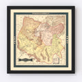 Vintage Morelos, Mexico Map 1897
