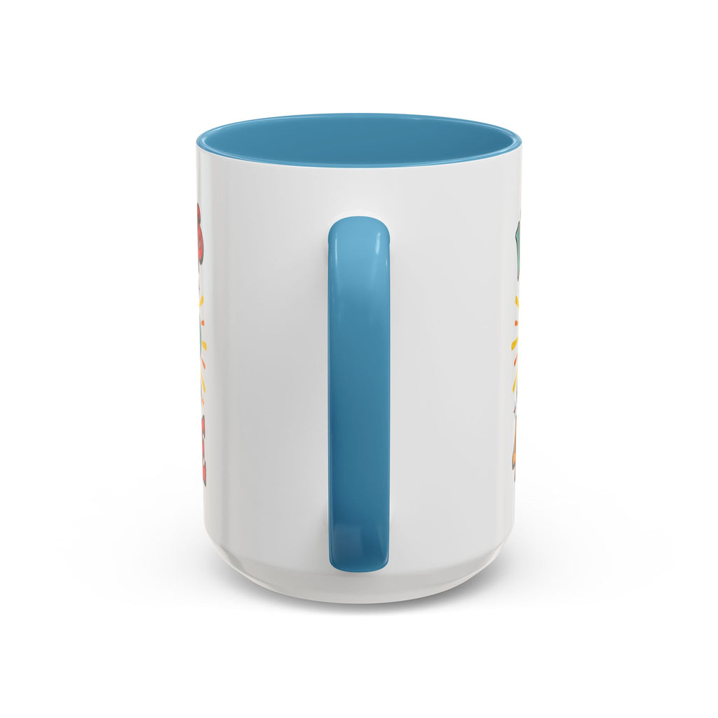 Coffee Mug — "I Wake Up 4 Coffee" Accent Ceramic Mug (11/15oz)