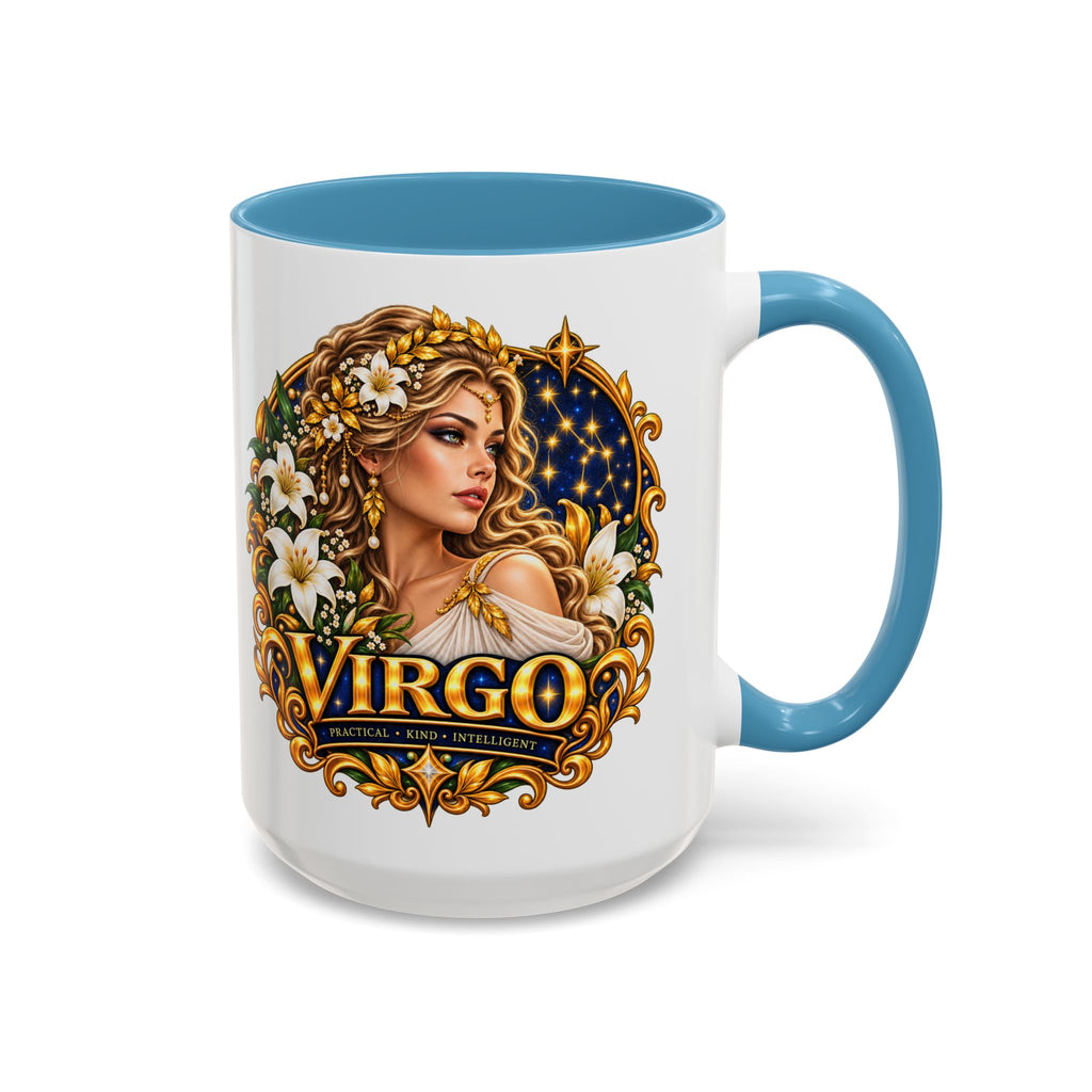 Virgo Zodiac Coffee Mug — Astrology Gift Mug (11/15oz)