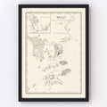 Vintage Macao Map 1918