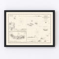 Vintage Azores Map 1859