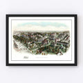 Vintage Princeton University Map 19006